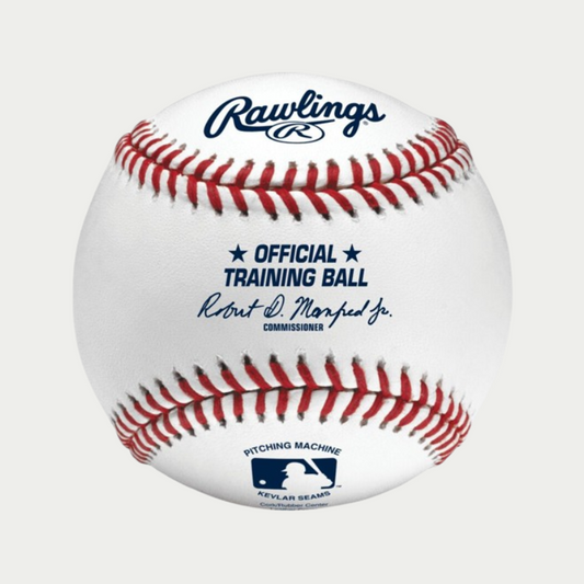 Rawlings ROPM Flat Seam Kevlar Stitch Leather Cover Machine Baseballs