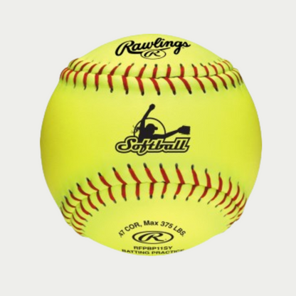 Rawlings 6 Gallon Collegiate/High School/Travel Practice Ball/Bucket Combo - Includes 18 Balls