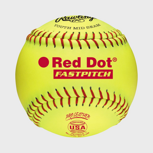 Rawlings PX11RYLA 11-Inch Pro Leather Red Dot USA Softball