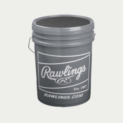 Rawlings 6 Gallon High School Raised Seam Ball-Bucket Combo - Includes 24 Balls