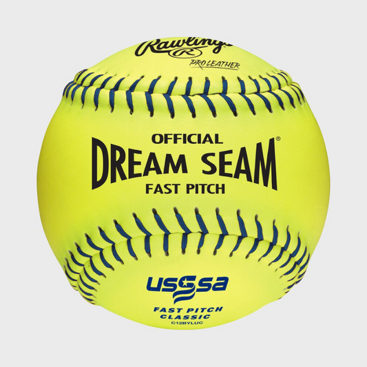 Rawlings C12BYLUC USSSA 12-Inch Pro Leather Dream Seam Softball