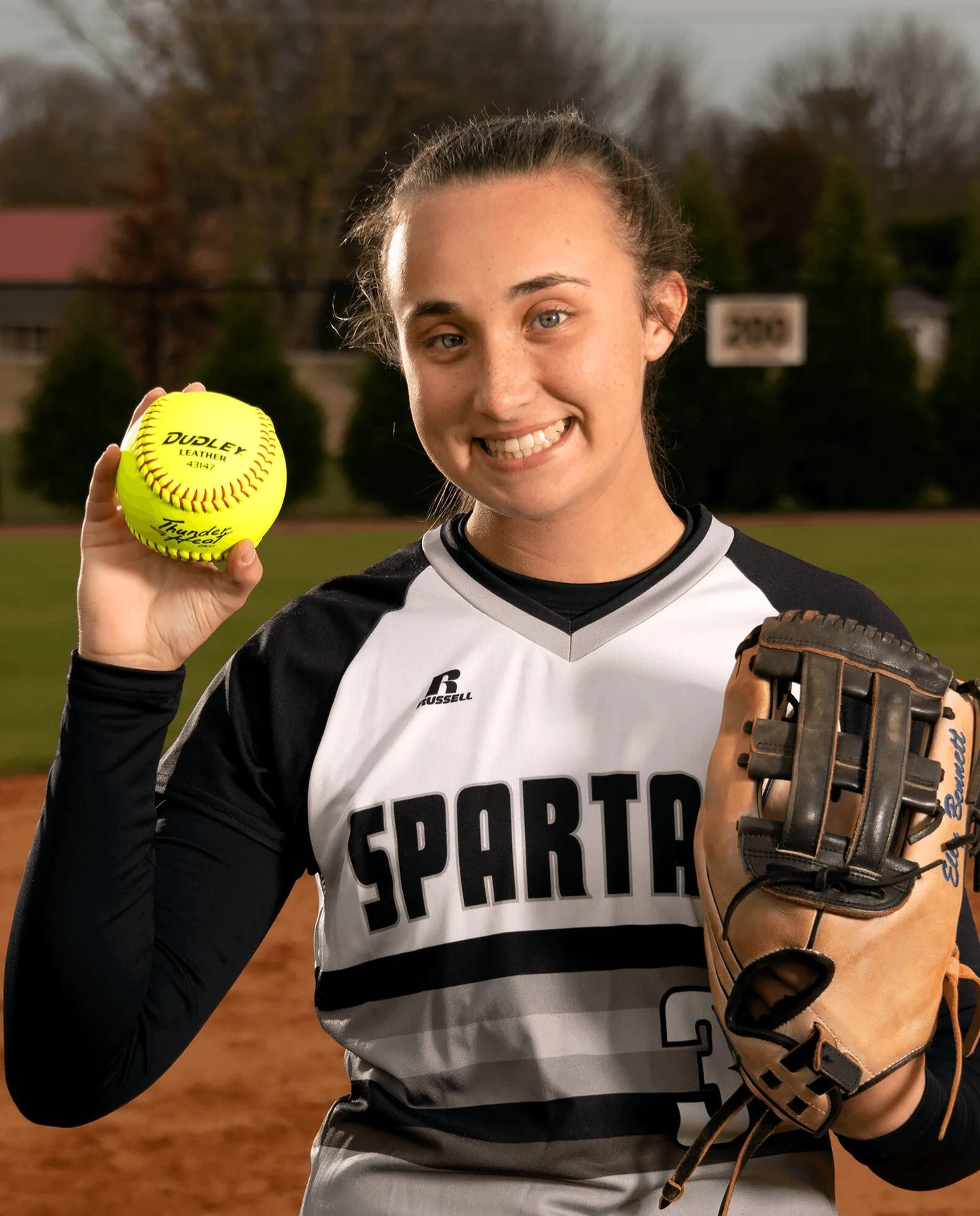 Dudley 12" 43147 NFHS Thunder Heat Fastpitch Softball - Dozen