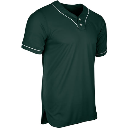 Champro YOUTH HEATER 2-Bttn Piped Baseball Jersey