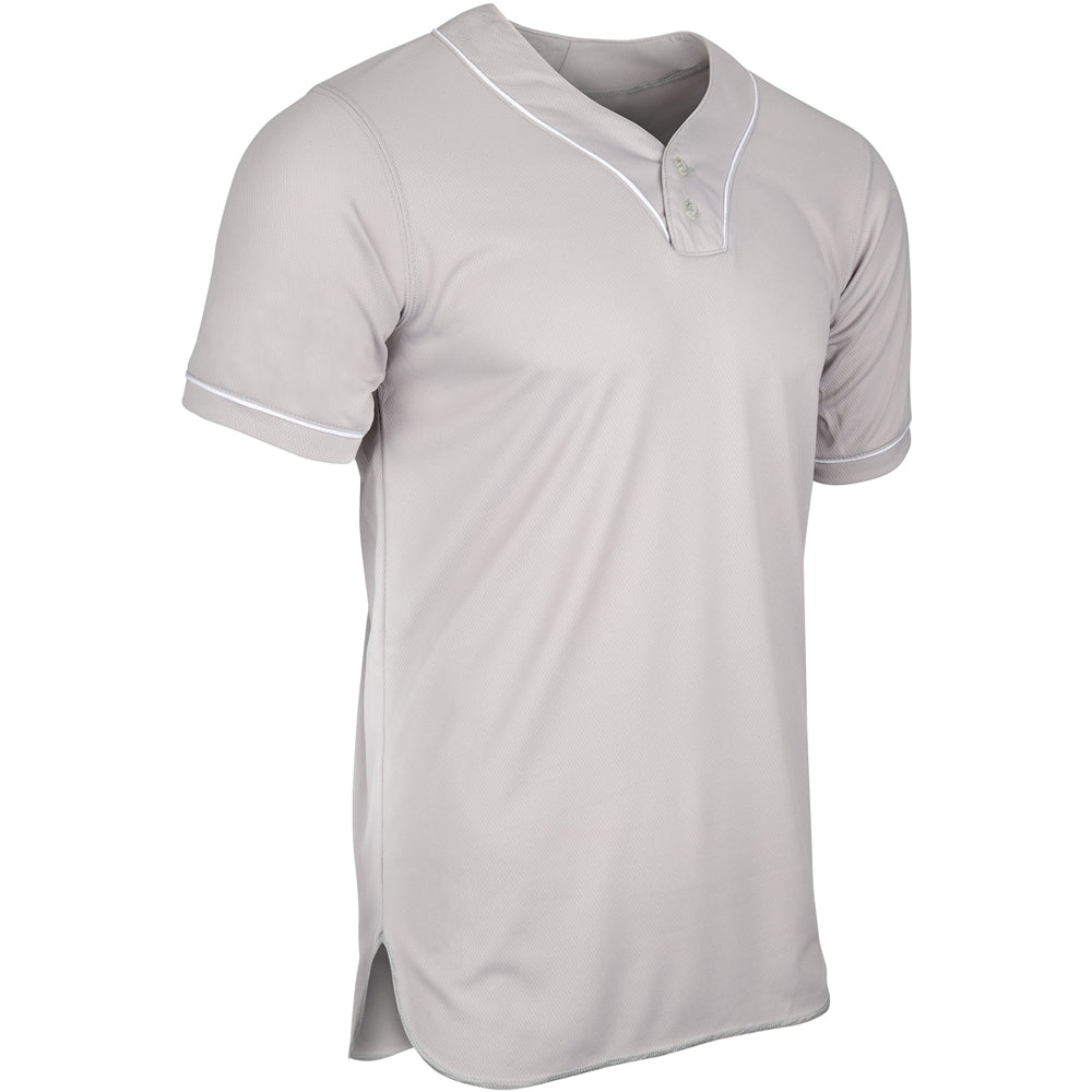 Champro YOUTH HEATER 2-Bttn Piped Baseball Jersey
