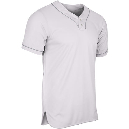 Champro YOUTH HEATER 2-Bttn Piped Baseball Jersey