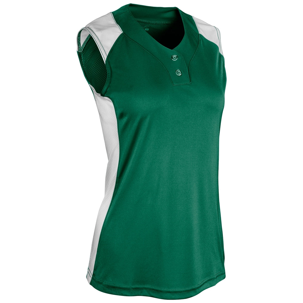 Champro Girls Infinite 2-Button Sleeveless Jersey
