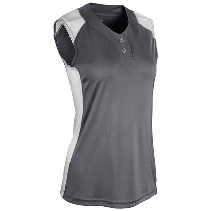 Champro Girls Infinite 2-Button Sleeveless Jersey