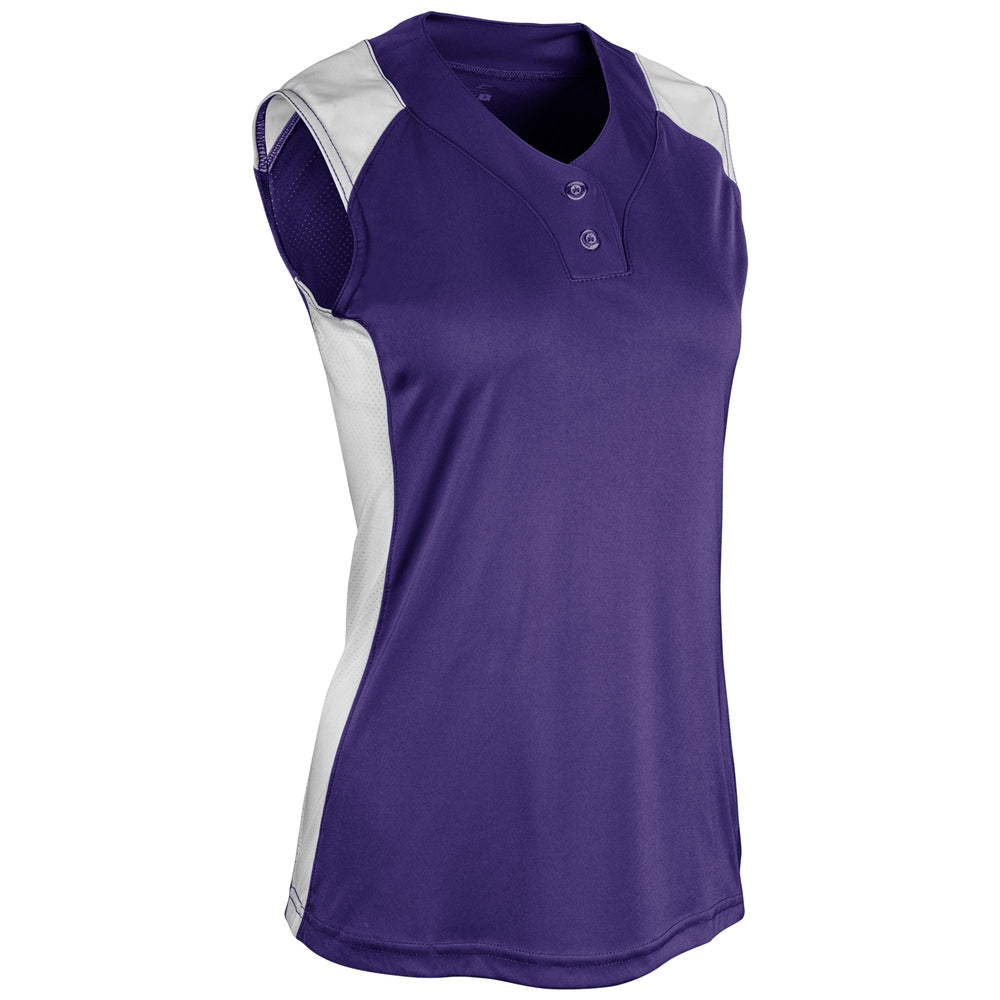 Champro Girls Infinite 2-Button Sleeveless Jersey