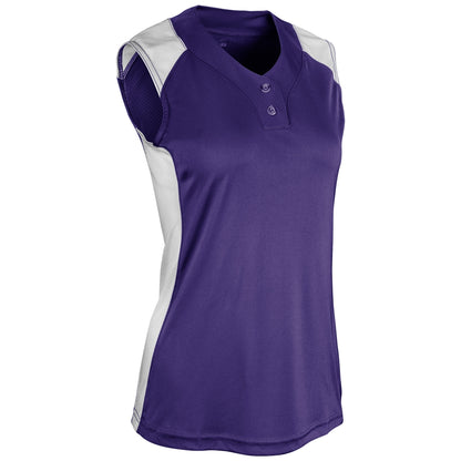 Champro Girls Infinite 2-Button Sleeveless Jersey