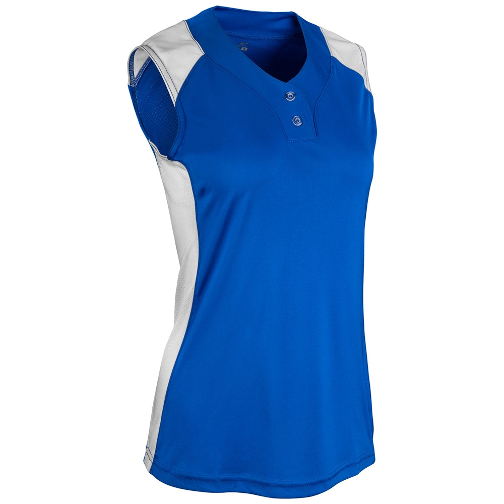 Champro Girls Infinite 2-Button Sleeveless Jersey