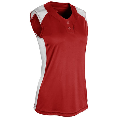 Champro Girls Infinite 2-Button Sleeveless Jersey