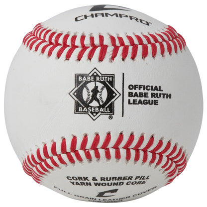 Champro CBB-200BR Babe Ruth League Raised Seam Game Baseballs (Dozen)