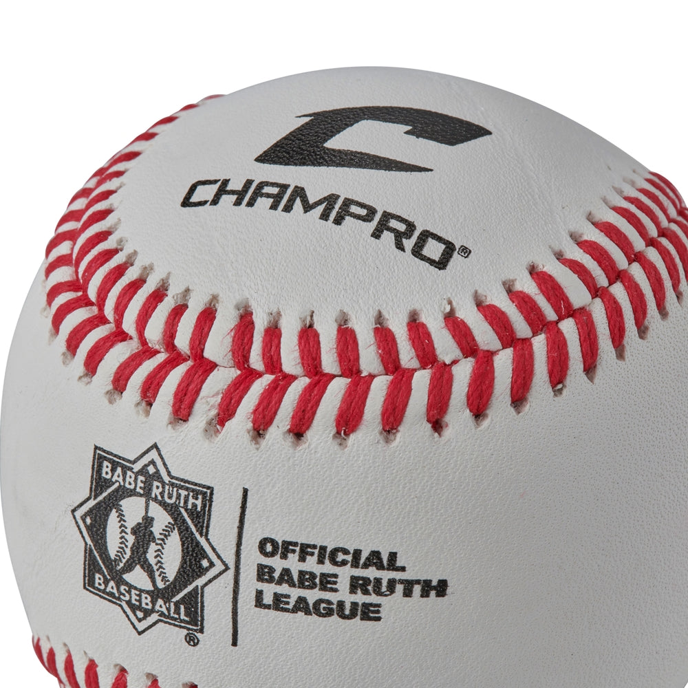 Champro CBB-200BR Babe Ruth League Raised Seam Game Baseballs (Dozen)