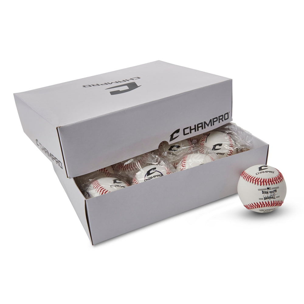 Champro CDL-40 Dixie League Category 3 Game Baseballs (Dozen)
