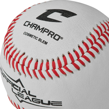 Champro CBB-90 Official League Cork/Rubber Core Synthetic Baseballs (Dozen)