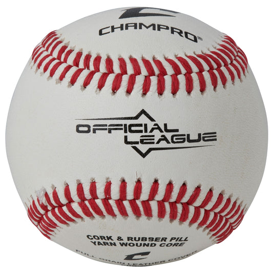 Champro CBB-40 Official League Cork/Rubber Core Baseballs (Dozen)