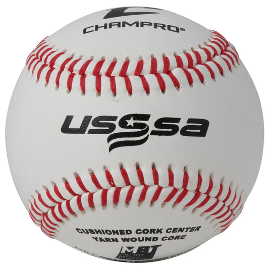 Champro CBB-200US USSSA Raised Seam Game Baseballs (Dozen)