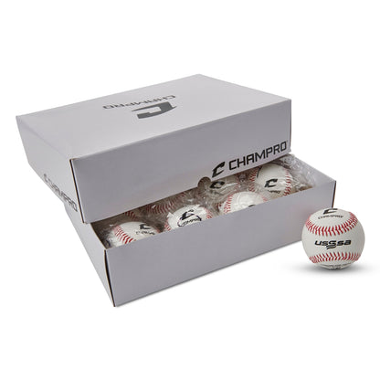 Champro CBB-200US USSSA Raised Seam Game Baseballs (Dozen)