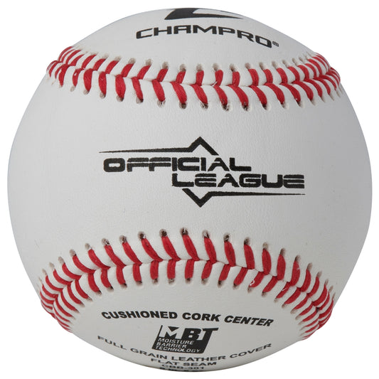 Champro CBB-300 Official League Full Grain Leather Game Baseball (Dozen)