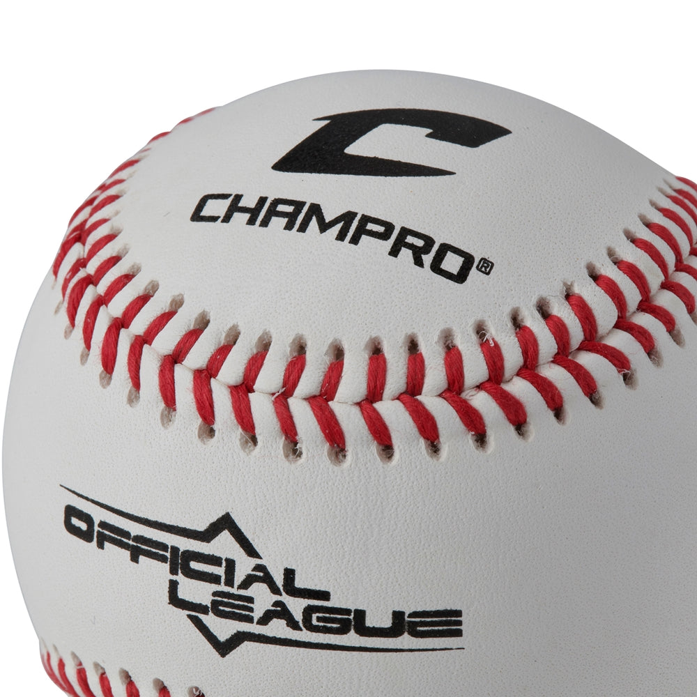 Champro CBB-300 Official League Full Grain Leather Game Baseball (Dozen)