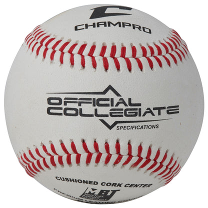 Champro CBB-501 Collegiate Spec Flat Seam Baseballs (Dozen)