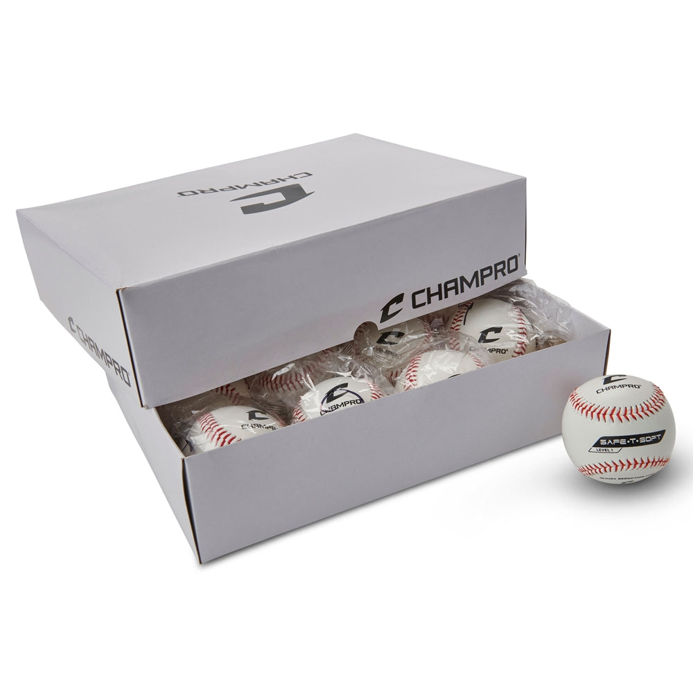 Champro Safe-T-Soft Level 3 Baseballs (Dozen)