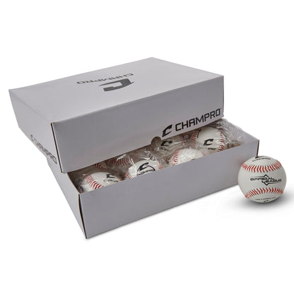 Champro CBB-90 Official League Cork/Rubber Core Synthetic Baseballs (Dozen)