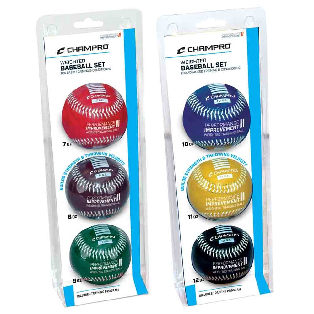 Champro Weighted Training Baseballs - 3 Pack