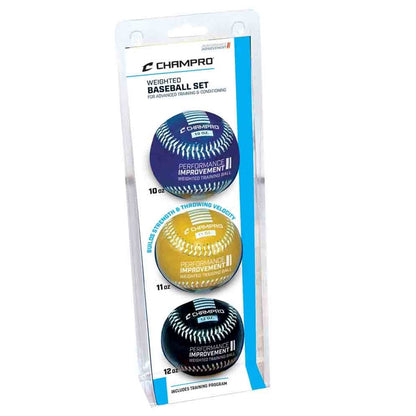 Champro Weighted Training Baseballs - 3 Pack