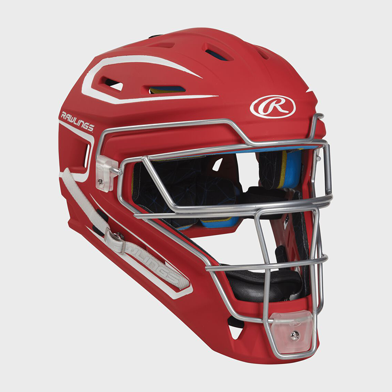 Rawlings Mach  Matte 2-Tone Hockey Style Catchers Helmet