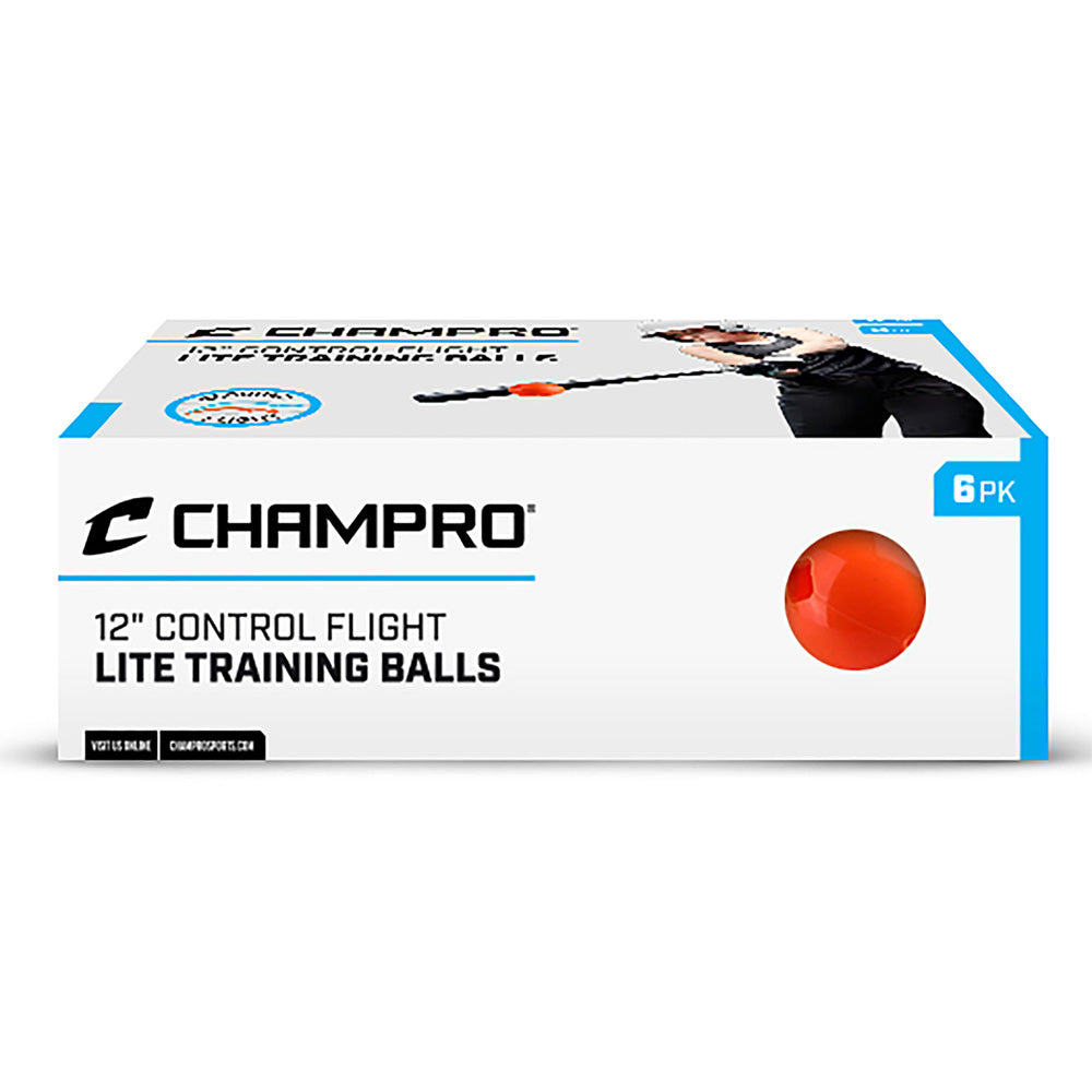 Champro 12" LITE Control Flight Ball - 6 Pack