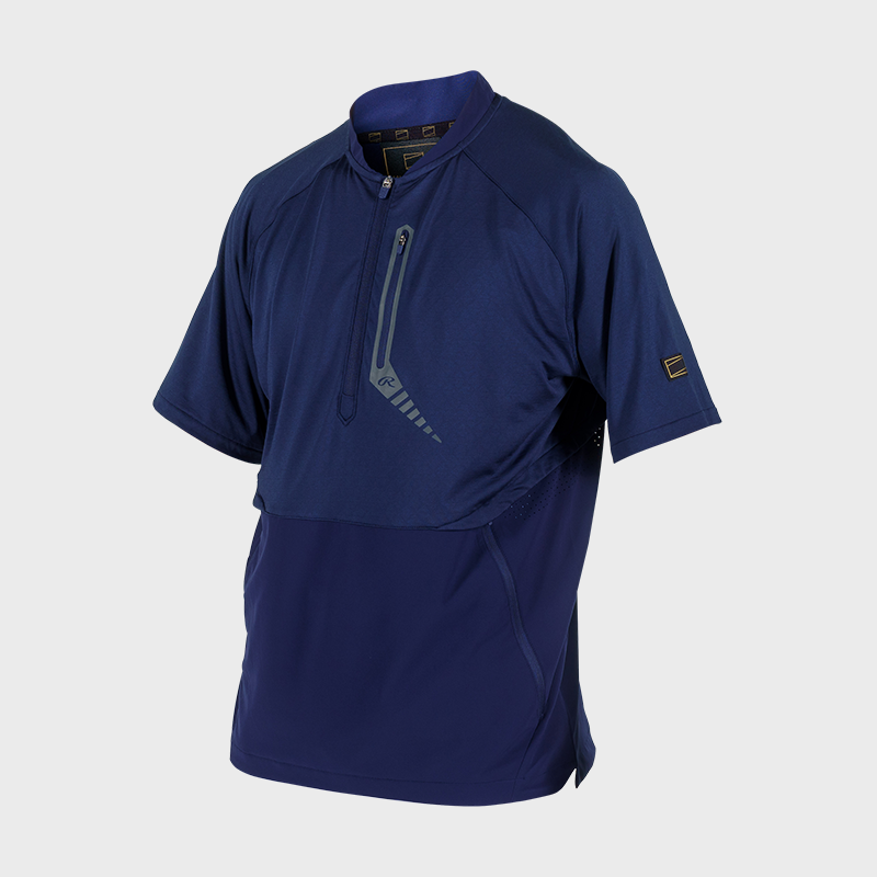 Rawlings Adult Gold Collection 1/4 Zip Short Sleeve Jacket