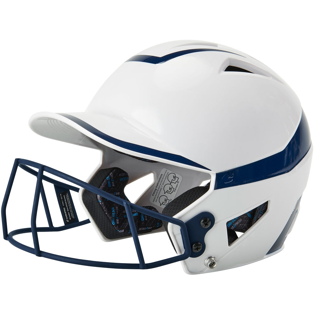 Champro Junior Two-Tone Softball Helmet w/Mask