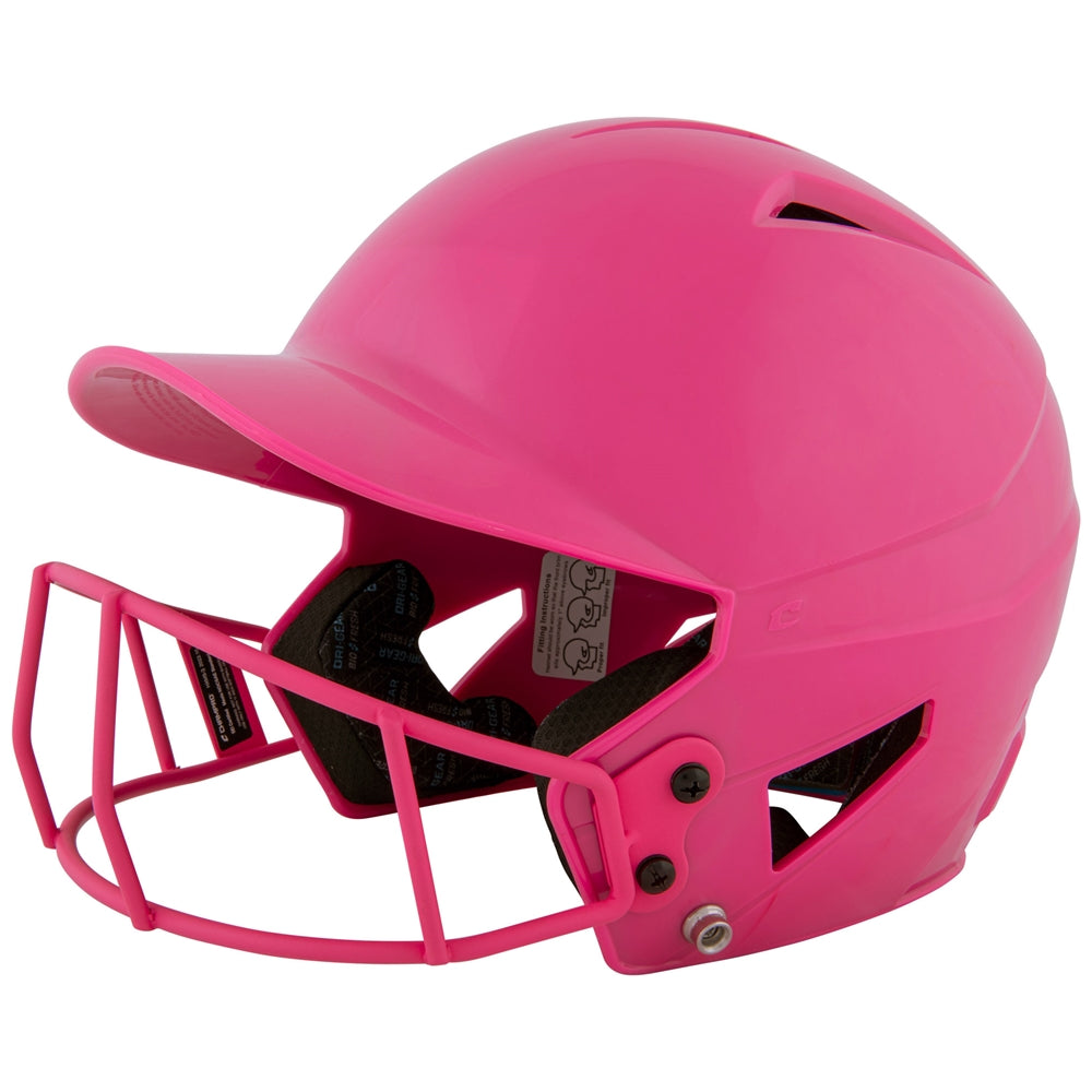 Champro Junior Uncoated HX Softball Helmet w/Mask