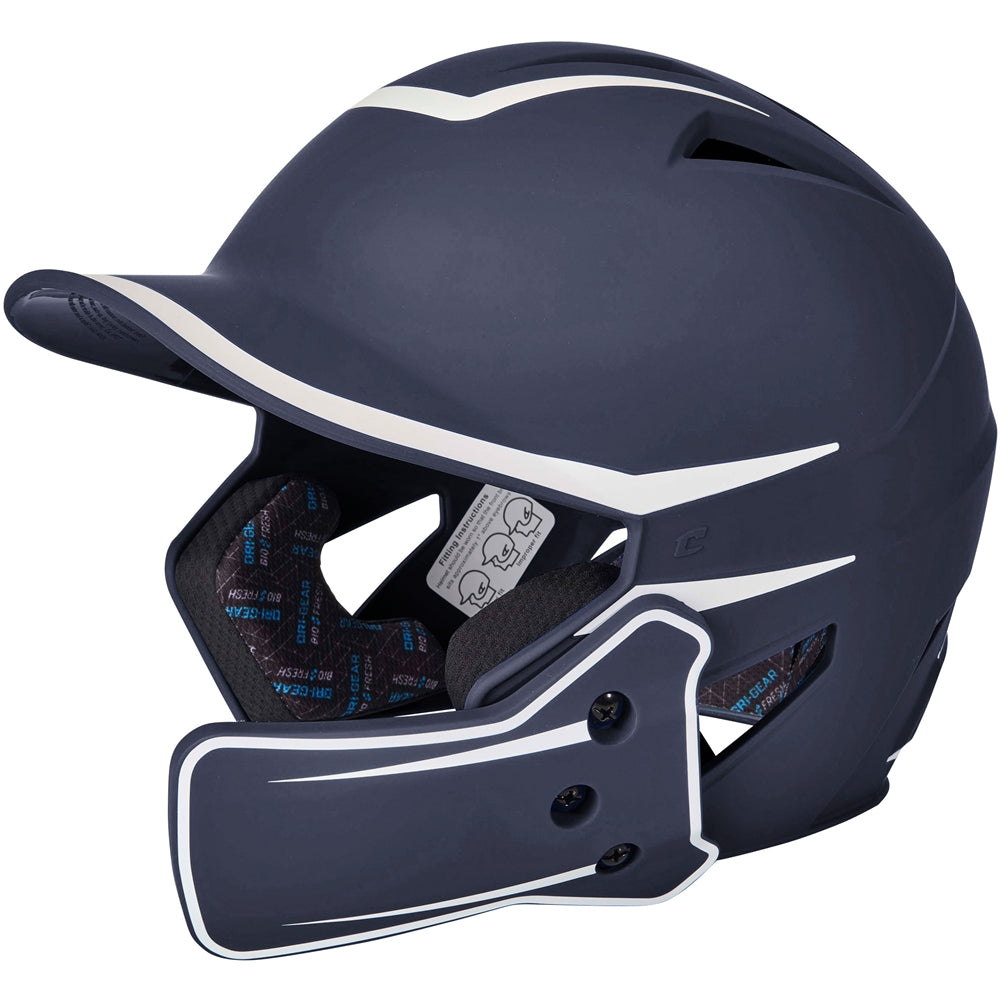 Champro HX Legend Plus 2-Tone Baseball Helmet w/Jaw Guard