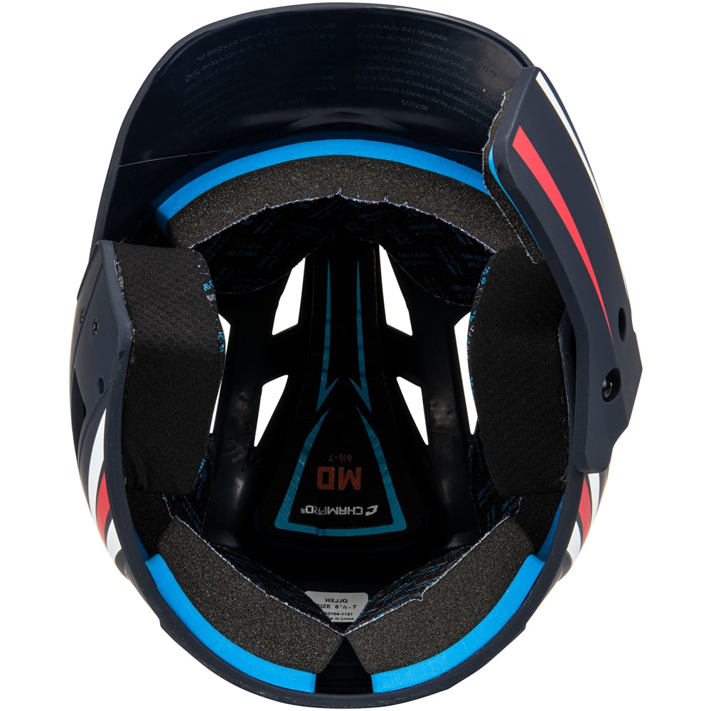 Champro HX Legend Plus 2-Tone Baseball Helmet w/Jaw Guard