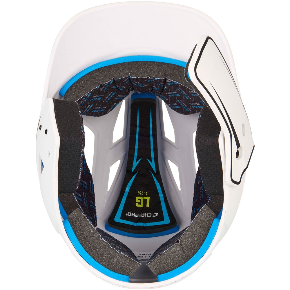 Champro HX Legend Plus 2-Tone Baseball Helmet w/Jaw Guard