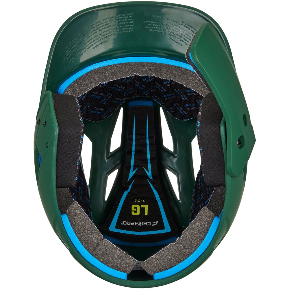 Champro HX Gamer Plus Baseball Helmet w/Jaw Guard