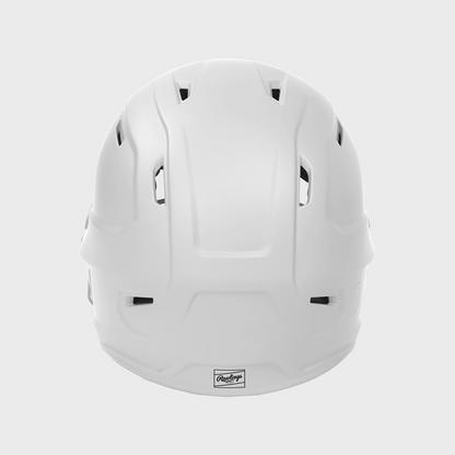 Rawlings Mach Hi-Viz  Matte 1-Tone Batting Helmet With Attached Viz Guard