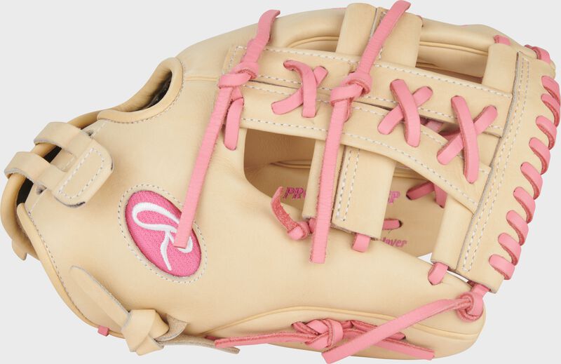 Rawlings Heart Of The Hide Series 12-Inch Softball Glove (Camel/Pink)
