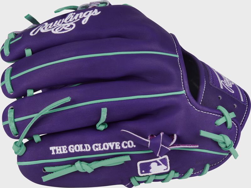 Rawlings Heart Of The Hide Series 11.5-Inch Purple Infield Baseball Glove