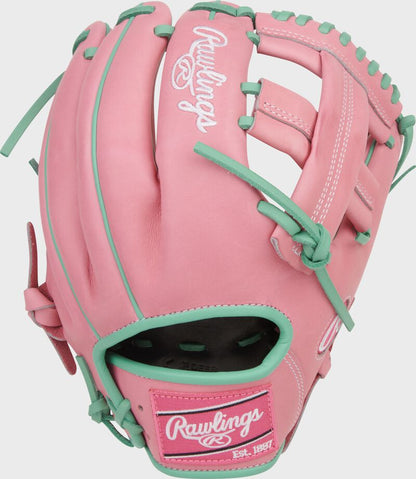 Rawlings Heart Of The Hide 11.75-Inch Pink Infield Baseball Glove