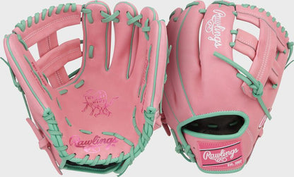 Rawlings Heart Of The Hide 11.75-Inch Pink Infield Baseball Glove
