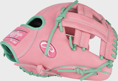 Rawlings Heart Of The Hide 11.75-Inch Pink Infield Baseball Glove