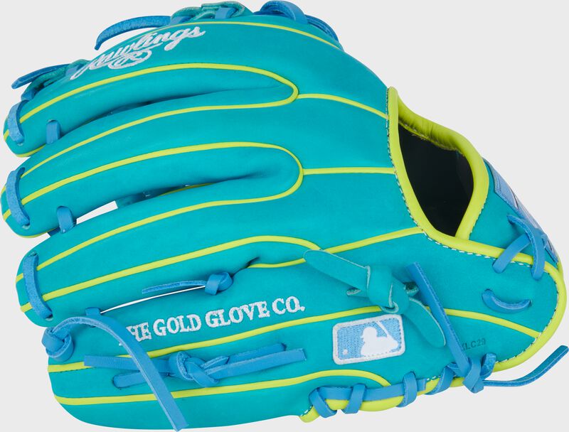 Rawlings Heart Of The Hide Contour Fit 11.5-Inch Teal Infield Baseball Glove