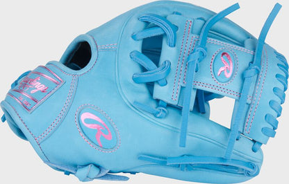 Rawlings Heart Of The Hide Series 11.5-Inch Columbia Blue Infield Baseball Glove