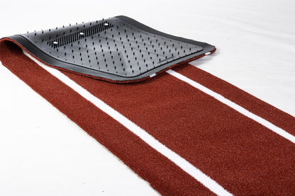 Portolite Signature Softball Practice Mat with Spikes