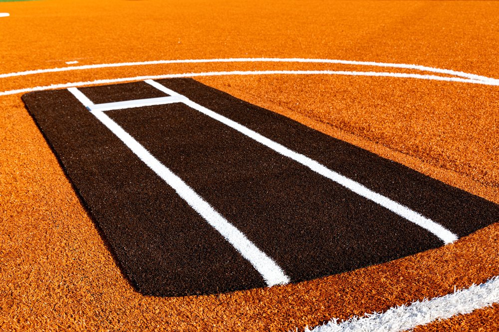Portolite Pro Spiked Softball Game Mat