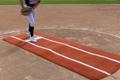 Portolite Pro Spiked Softball Game Mat