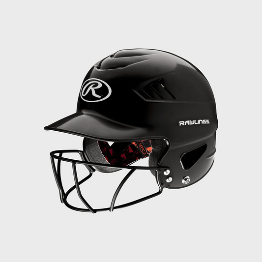 Rawlings Coolflo Osfm Molded 1-Tone Bb/Sb Batting Helmet With Cage